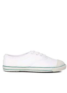 Classic White Canvas Sneakers