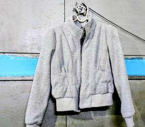 Gray Casual Jacket