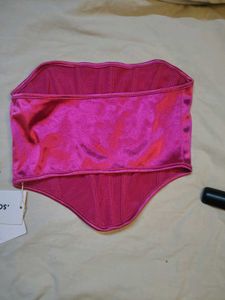 SALE ❗savana saatin Pink Corset Top