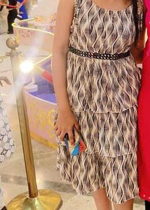 Stylish Sleeveless Printed Dress