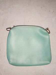 Turquoise Zippered Pouch