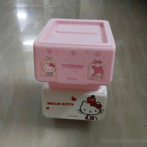 2 pce  Sanrio Hello Kitty &amp; My Melody Pink C