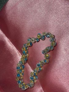 ✨ Handmade Ocean-Sunshine Beaded Bracelet ✨