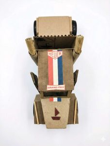 Handmade Cardboard Truck Toy