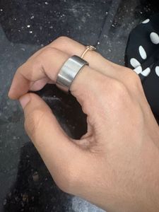 Modern Silver Band Ring