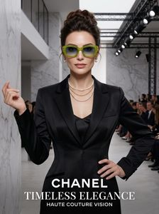 Chanel Black Sunglasses with Embellishments