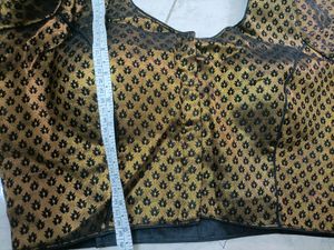 Readymade Black With Golden Blouse