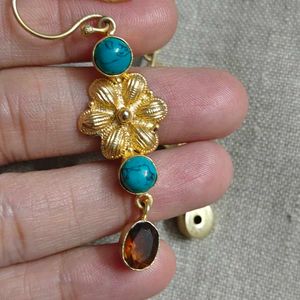 semi precious stone earrings
