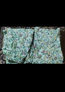Light Blue Floral Kurta Set