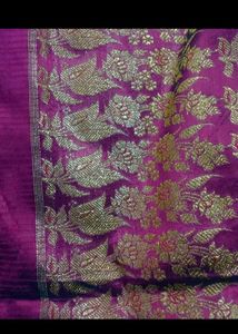 Banarsi Silk100%  Pure Zari Worked Saree