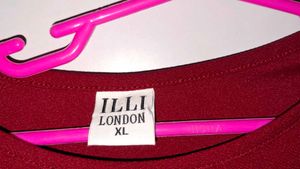 Maroon Peplum Top with Belt