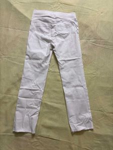 White Colored Women's Pants - Set of 2