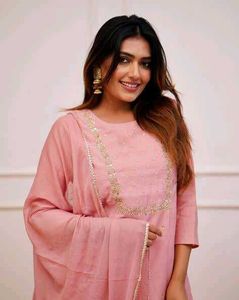 Elegant Pink Kurta Set with Dupatta