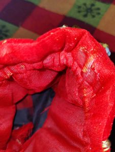 Red Velvet Potli Bag