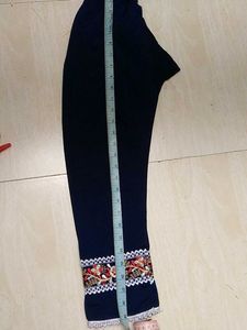Elegant Navy Blue Kurta Pant Set.