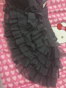Black Net skirt