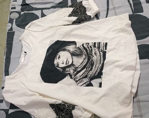 Graphic Print Long Sleeve Top