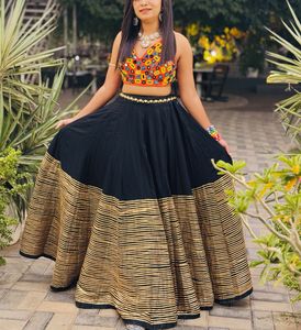 Black Stylish Ethnic Lehenga Choli Set
