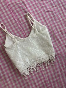 Boho Lace Crop Top