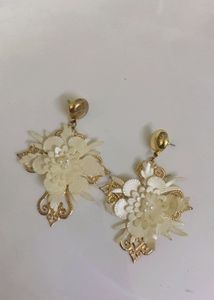 Elegant Floral Dangle Earrings