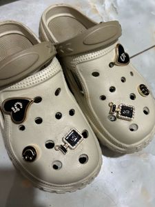 Designer Crocs with Charms