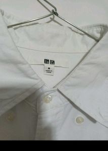 Men's Classic White Button-Down Shirt
