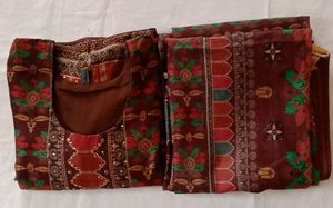 Kalamkari Kurta Duppata Set