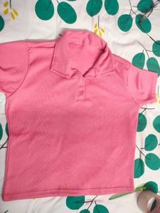 Cute Pink Polo T-Shirt
