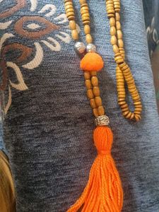 boho classic wooden beaded mala bracelet