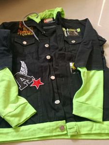Unique Graphic Black &amp; Neon Jacket