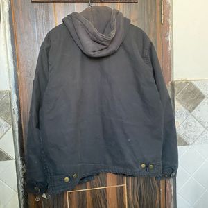 Dakota Hooded Black Jacket
