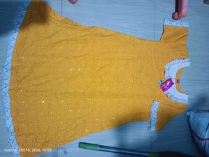 Beautiful Yellow Cotton Gown