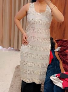 Off White Straight Kurta