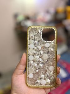 Rhinestone Floral i Phone 13 Case