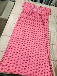 🌸🌺 Pink Floral Nightgown 🌺🌸