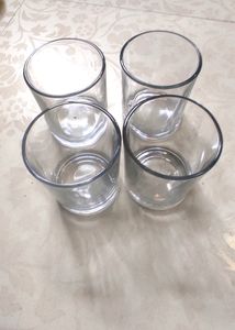 Jars For Candle, New, Pack Of 4