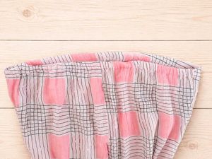 Pink &amp; Grey Plaid Sleeveless Top GenZ clothing