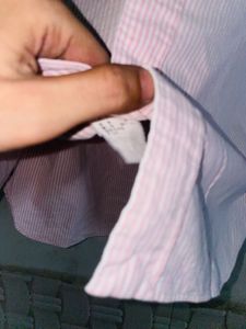 Ralph Lauren  Pink Striped Oxford Shirt