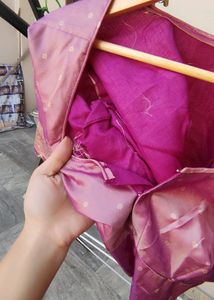 Linen Embroidery Saree