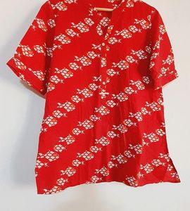 Cotton Pink Short Kurta (Women's)