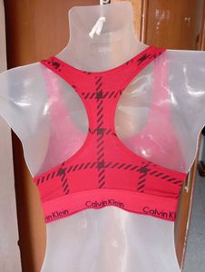 Calvin Klein Plaid Sports Bra