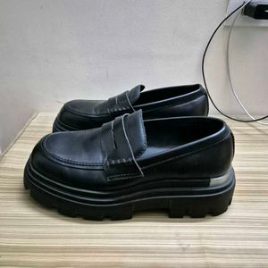 Zara Chunky Black Loafers.