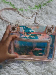 Transparent Holographic Clear Bag