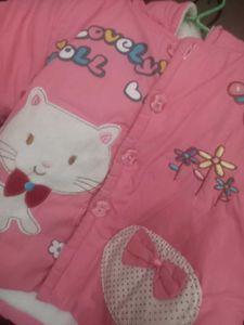 Cute Pink Kitty Winter Set