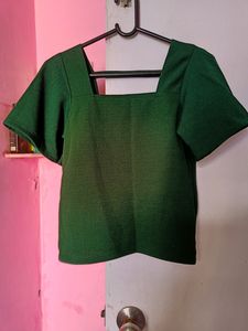 Olive Green Top