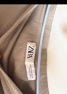 Striped Knit Cardigan and zara top