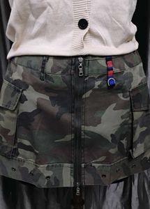 olive mini skirt