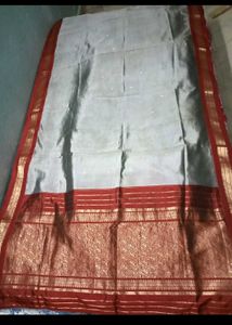 Red Brocade Blouse