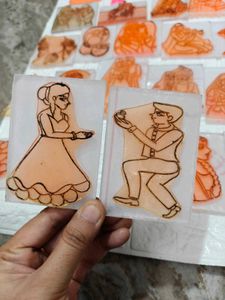 Couple Henna/Mehndi Stencils