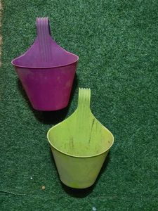 Set of 7 Colorful Planters